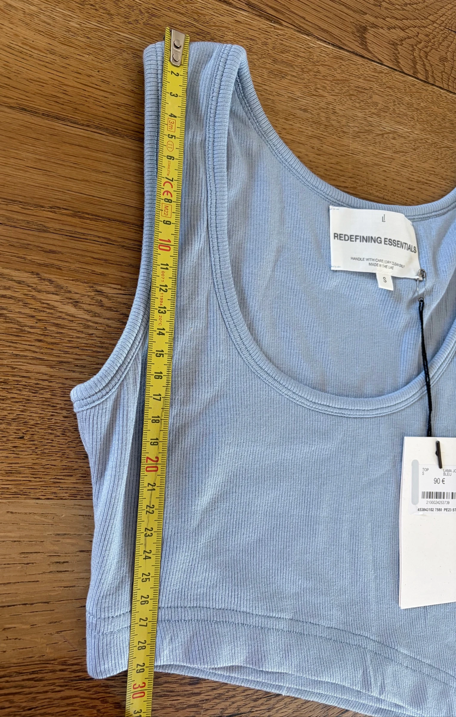Top asimétrico de algodón Lama Jouni azul - Nuevo con etiqueta - Talla S – photo 6